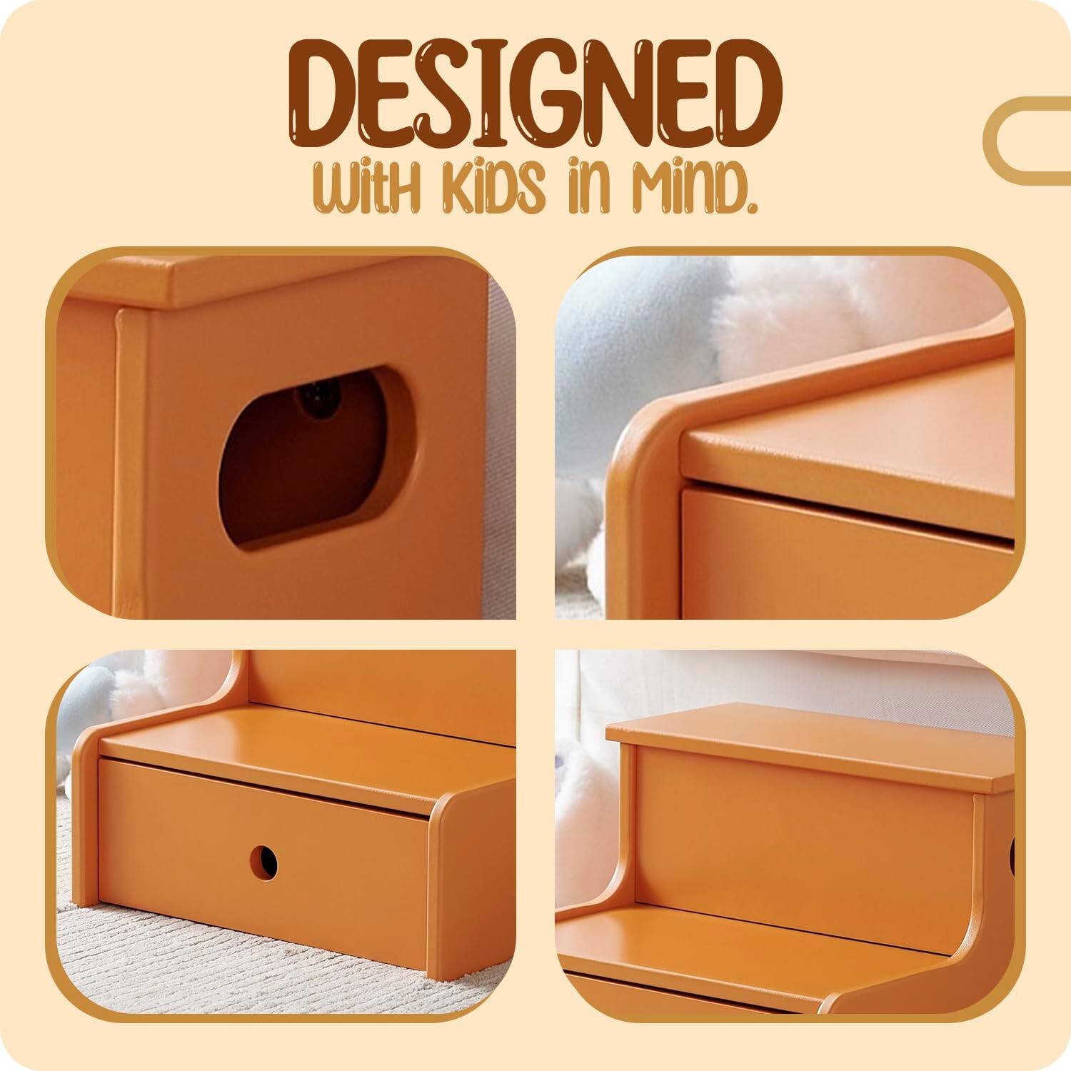 DESIGNED  
With Kids in Mind.