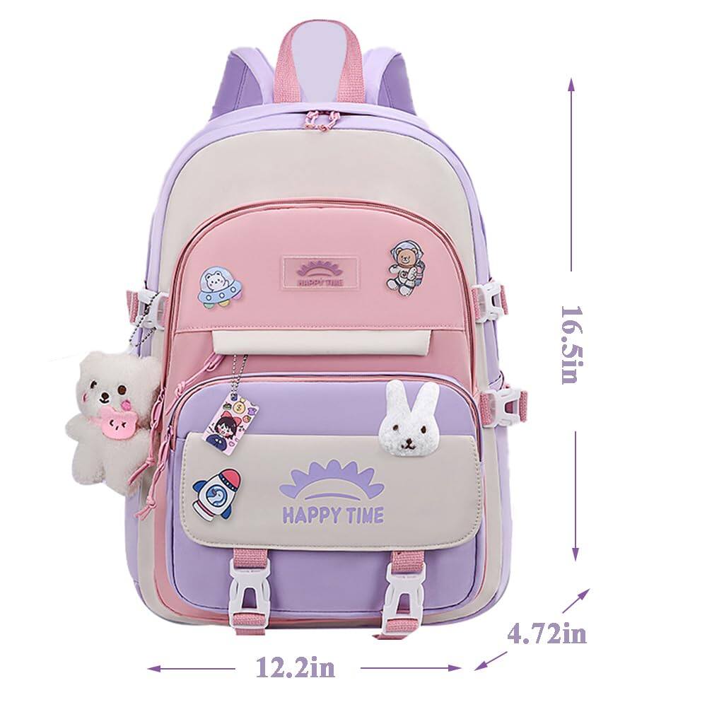 Cozy Serene 3pcs Backpack School For With Lunch Bag And Pencil Case ...