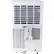 Alt View 5. Hisense - 7000-BTU DOE (115-Volt) Vented Wi-Fi Portable Air Conditioner (Refurbished) AP0722CW1W - White.