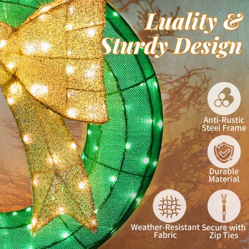 Luality & Sturdy Design  
Anti-Rustic Steel Frame  
Durable Material  
Weather-Resistant Fabric  
Secure with Zip Ties