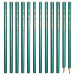 Unique Bargains - Hexagonal Wooden Pencils Bulk, 12pcs HB Graphite Pencils Double-Ended for Office, Eng, Writing, Art, Drawing - Green