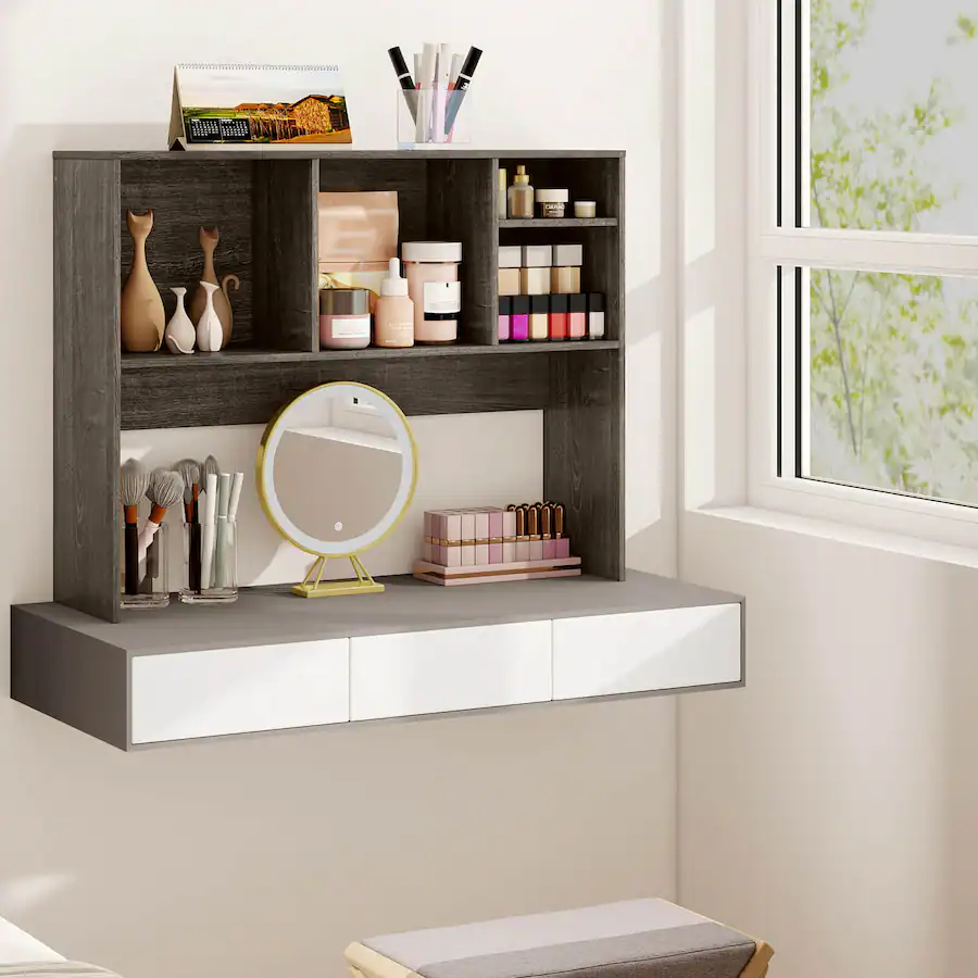 Countertop Reader Computer Costway Computer Desktop Bookcase Countertop Storage Bookshelf ...