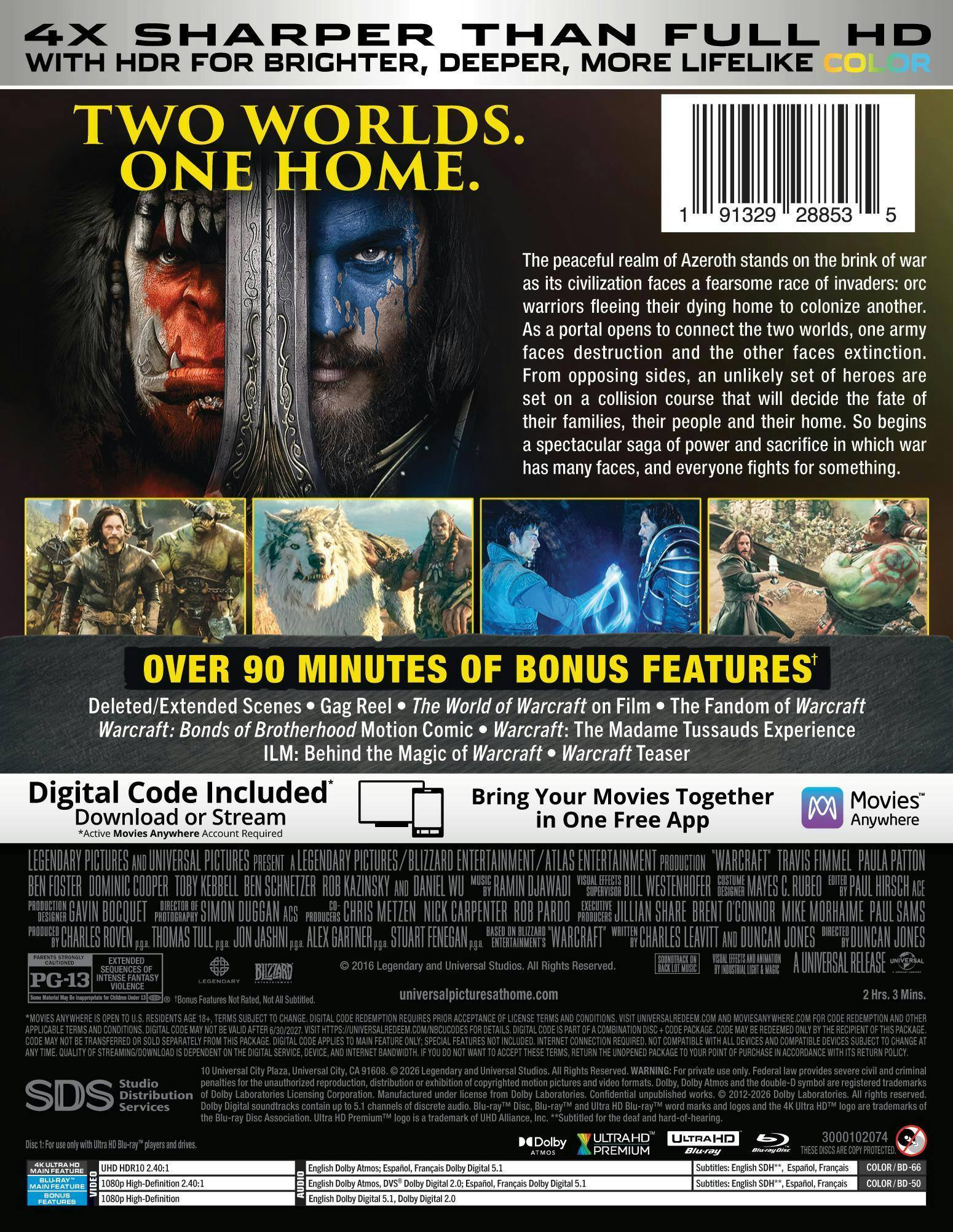 Back. Warcraft (10th Anniversary) (Steelbook)   - 4K Blu-Ray.