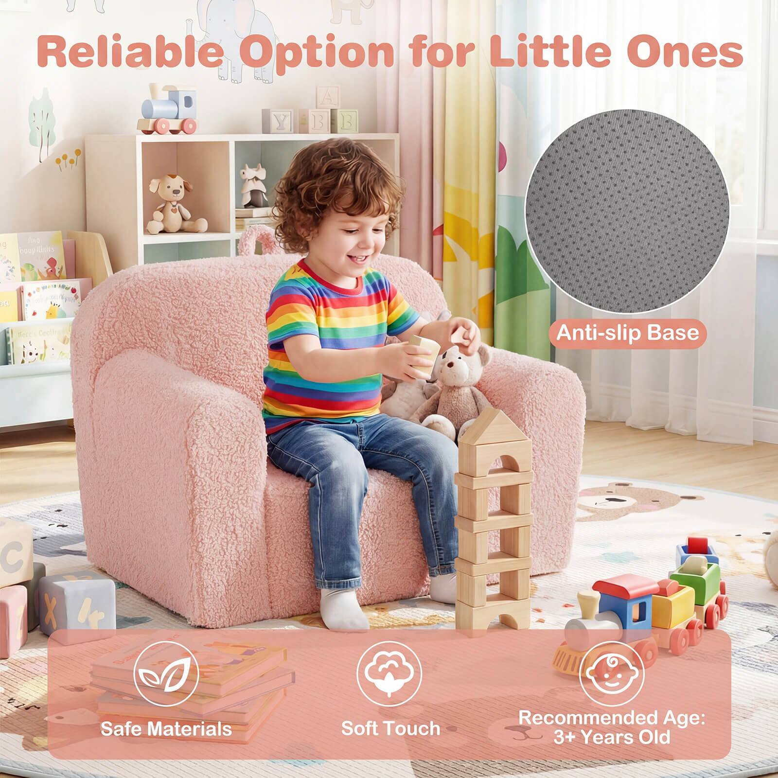 Reliable Option for Little Ones

- Anti-slip Base
- Safe Materials
- Soft Touch
- Recommended Age: 3+ Years Old