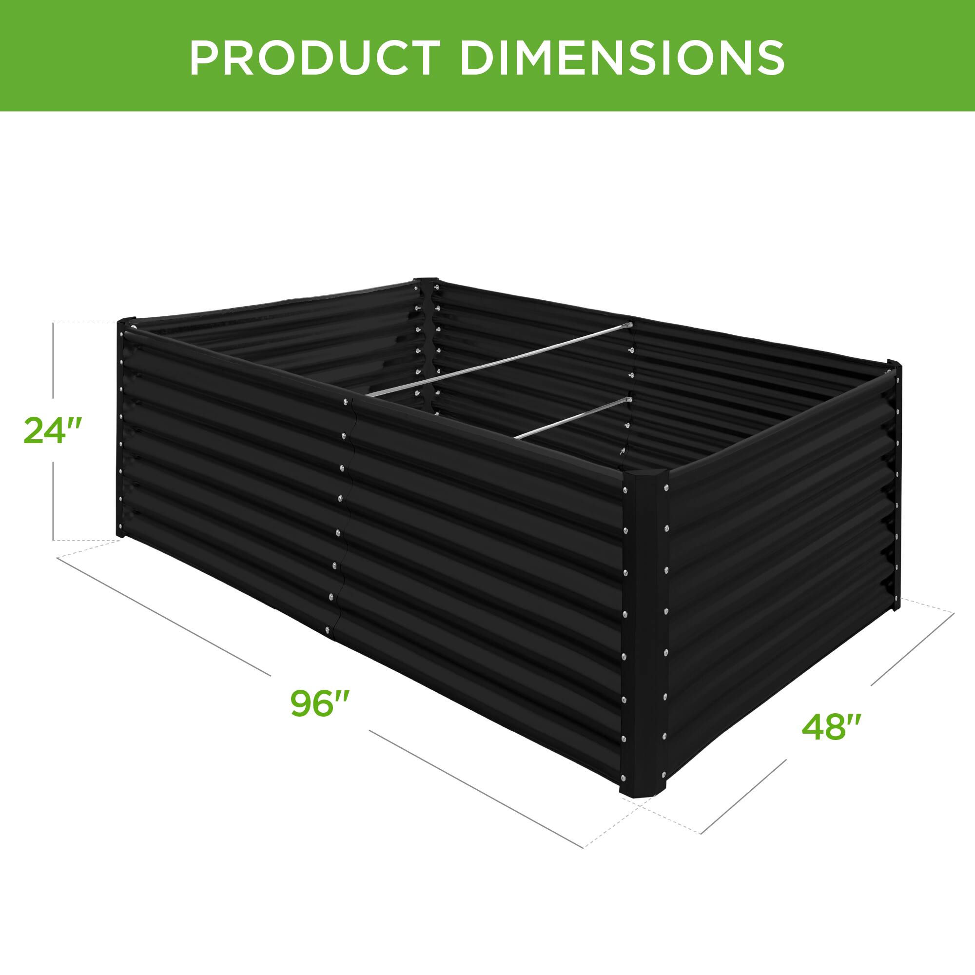PRODUCT DIMENSIONS

24" 96" 48"