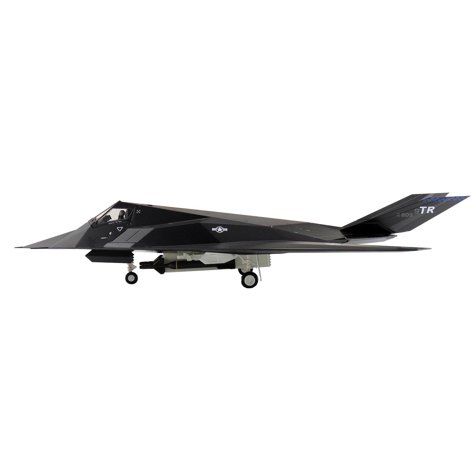Alt View 1. Hobby Master - Lockheed F-117A Nighthawk Stealth Aircraft "84-0809" (2022) US Air Force "Air Power Series" 1/72 Model by Hobby Master.