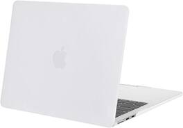 mosiso - Laptop Case for MacBook Air 13 inch Case M5 A3449 M4 A3240 M3 A3113 M2 A2681 2022-2026 - White