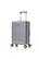 Back. APRILSOUL - Three models set stylish aluminum frame password lock luggage suitable for travel suitcases and suitcases - Silver.