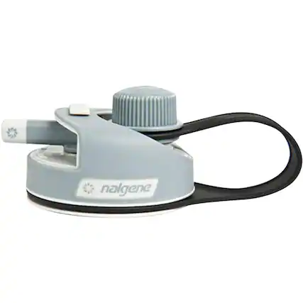 Front. Nalgene - Nalgene MultiDrink Water Bottle Replacement Cap - Gray - Gray.