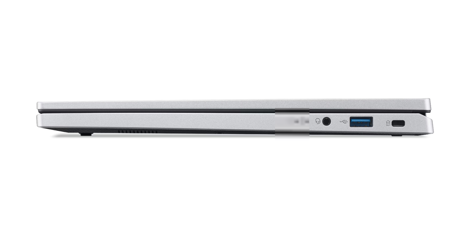 Alt View 4. Acer - Aspire 3 - 14" Touchscreen Laptop Intel Core i3-N305 1.8GHz 8GB RAM 128GB SSD Windows 11 Home - Pure Silver.