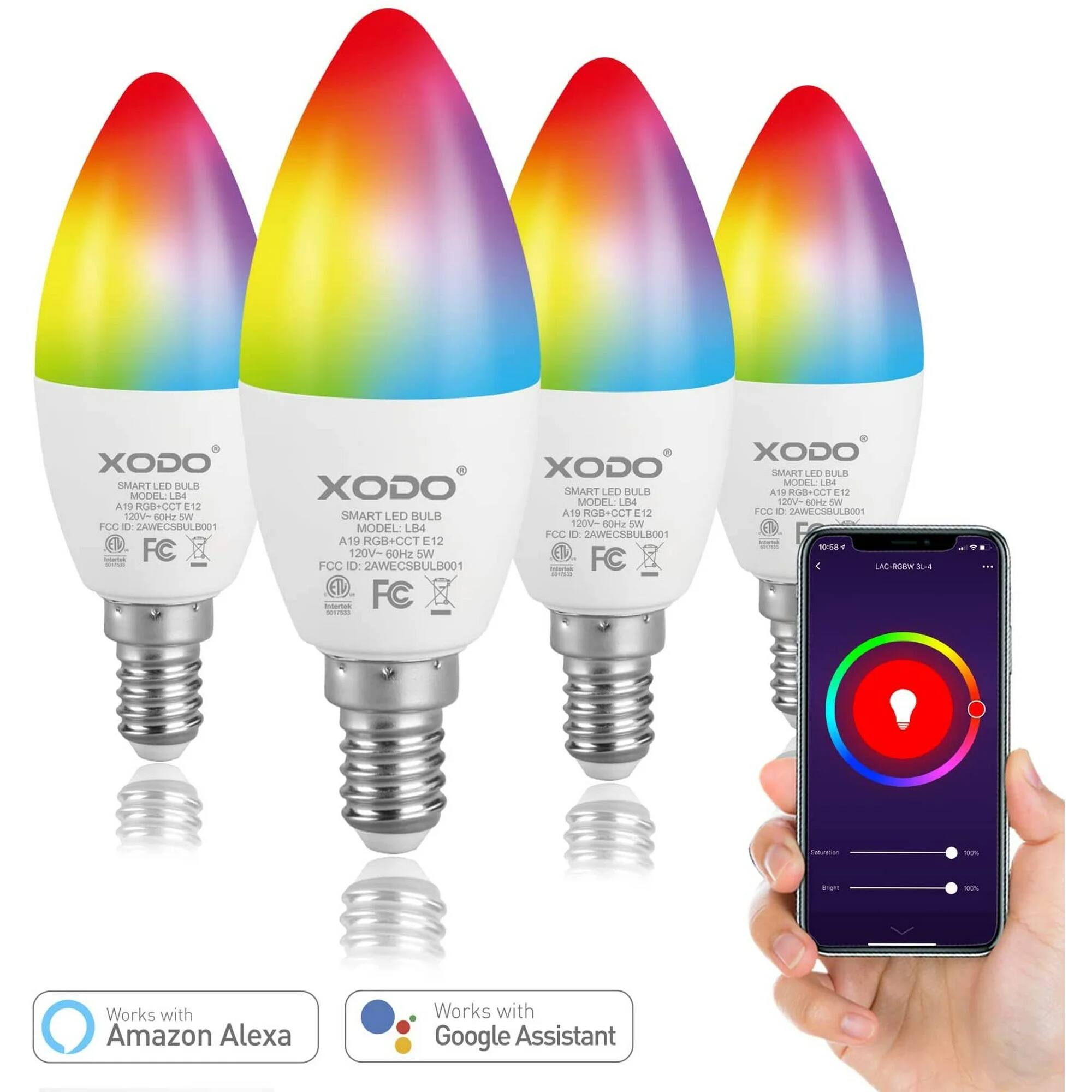 XODO SMART LED BULB  
MODEL LB4  
A19 RGB+CCT E12  
120V-60Hz 5W  
FCC ID: 2AWECSBULB001  
FC  
Works with Amazon Alexa  
Works with Google Assistant  

XODO SMART LED BULB  
MODEL LB4  
A19 RGB+CCT E12  
120V-60Hz 5W  
FCC ID: 2AWECSBULB001  
FC  

XODO SMART LED BULB  
MODEL LB4  
A19 RGB+CCT E12  
120V-60Hz 5W  
FCC ID: 2AWECSBULB001  
FC  

XODO SMART LED BULB  
MODEL LB4  
A19 RGB+CCT E12  
120V-60Hz 5W  
FCC ID: 2AWECSBULB001  
FC  

LAC-RGBW 3-4