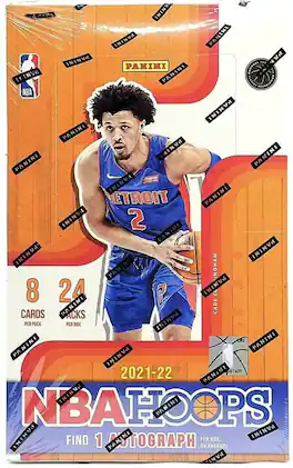 2021-22 Panini NBA Hoops Basketball Hobby Box