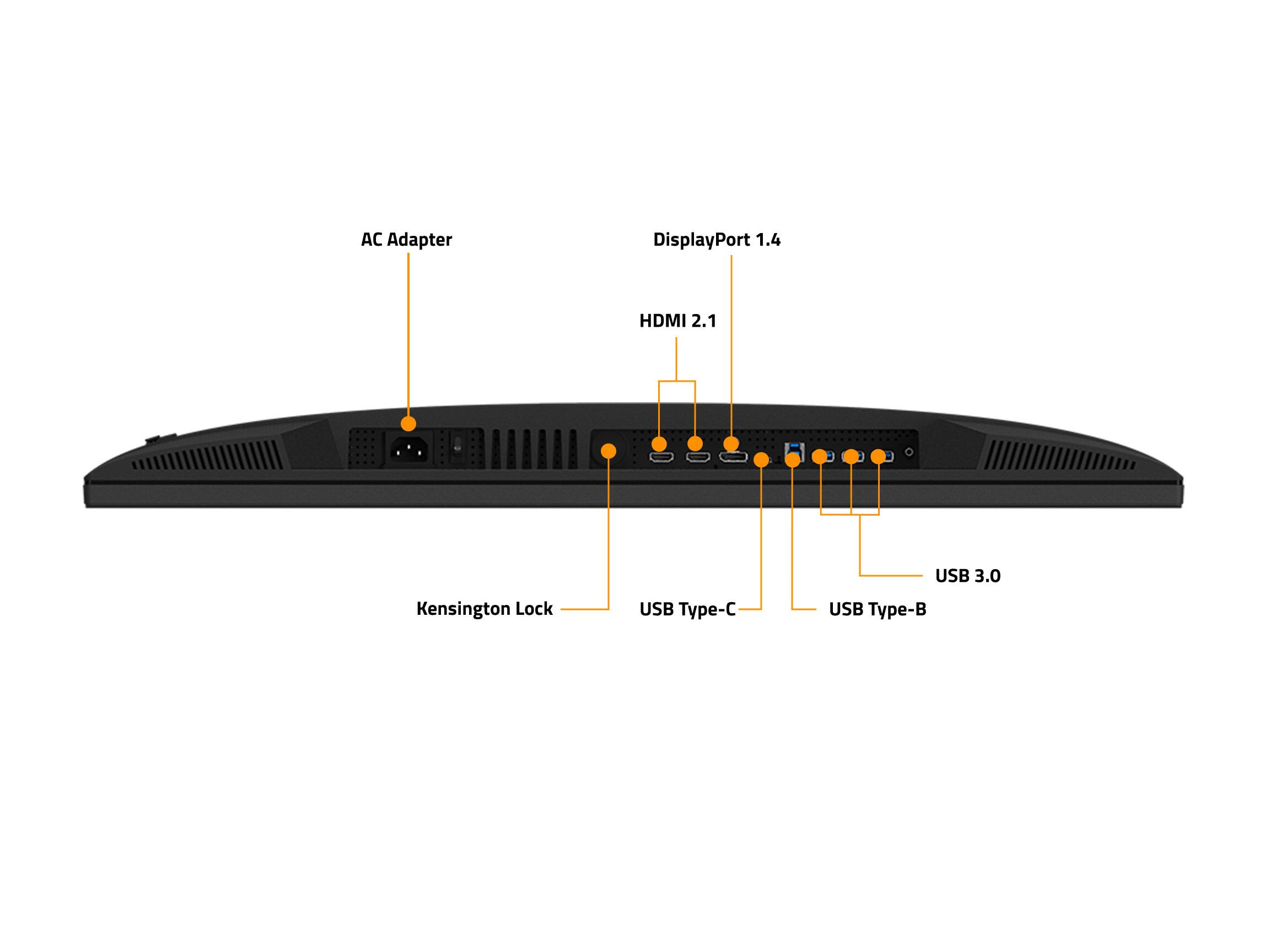 Alt View 13. GIGABYTE - M32U 32" LED 4K UHD FreeSync Premium Pro SS IPS Gaming Monitor with HDR (HDMI, DisplayPort, USB - Black.