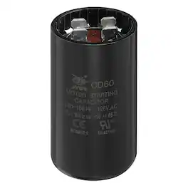 Unique Bargains - CD60 Capacitor 130-156 Mfd, 125 VAC Run Motor Start Capacitor for Electric Fan/Well Pump