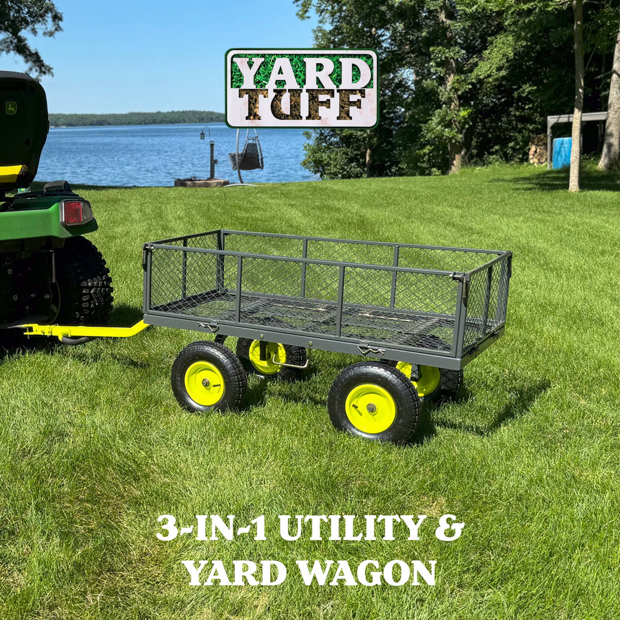 YARD TUFF 3-IN-1 UTILITY & YARD WAGON