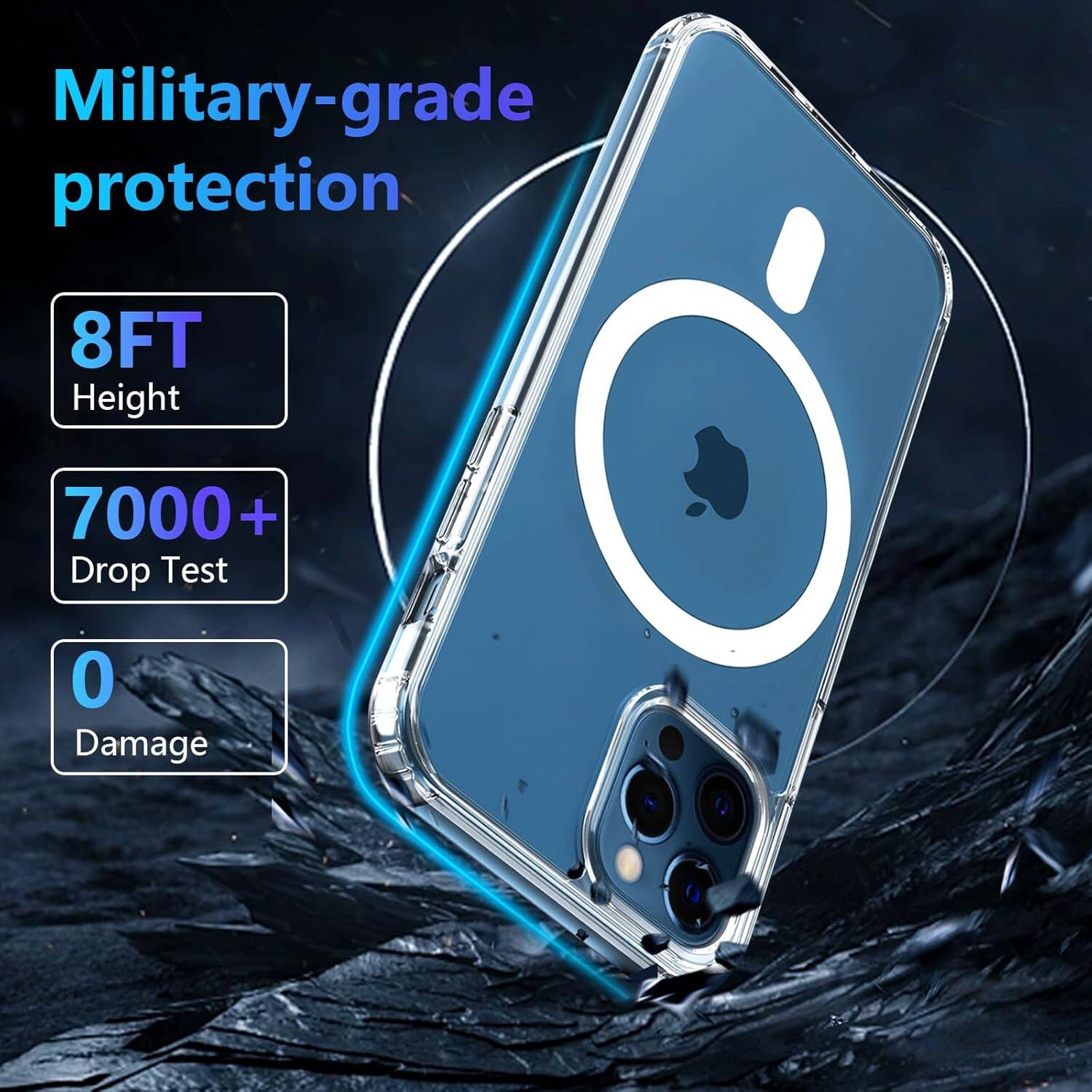 Entronix [Magnetic] Case Compatible with iPhone X/Xs [Hard Back