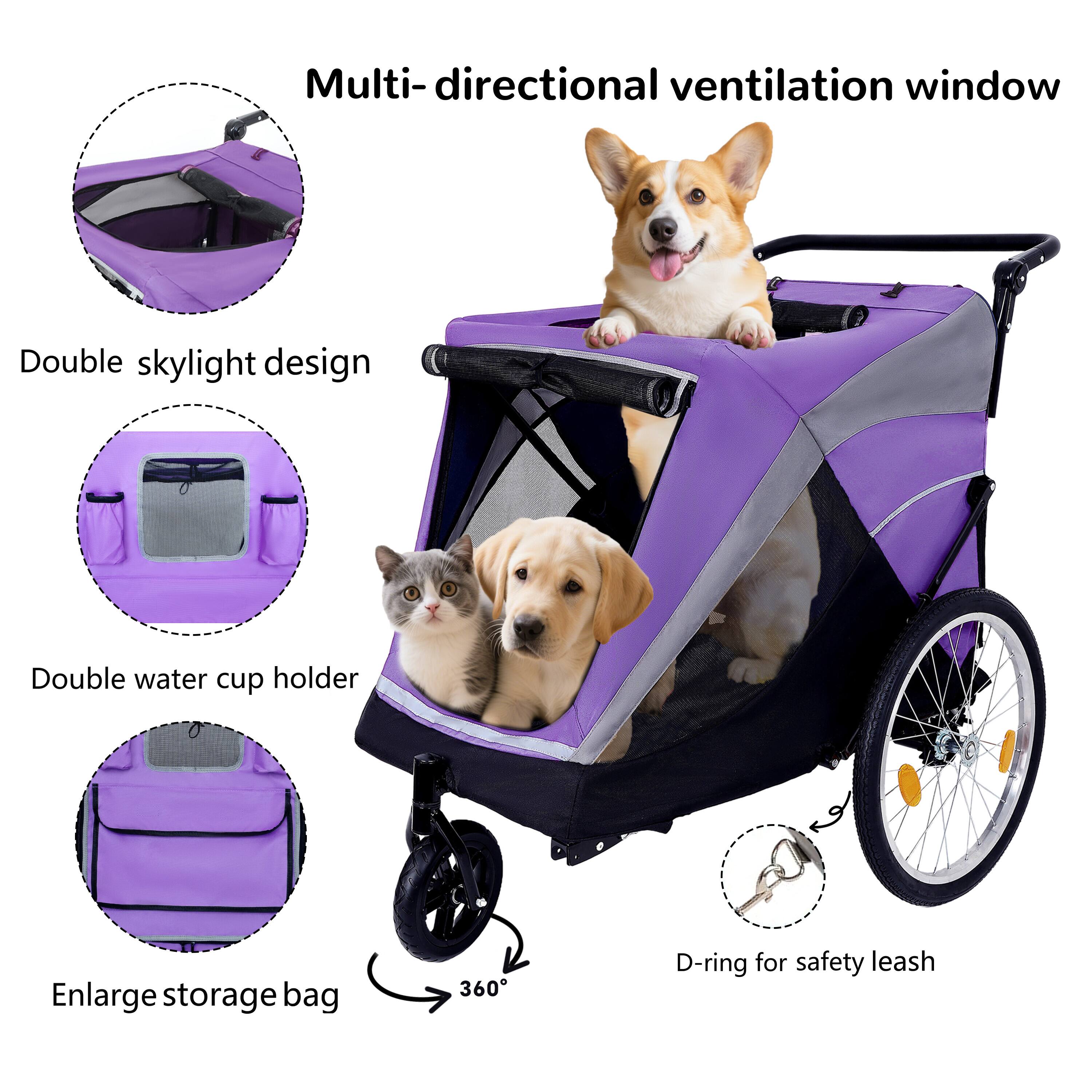 - Multi-directional ventilation window
- Double skylight design
- Double water cup holder
- Enlarge storage bag
- 360°
- D-ring for safety leash