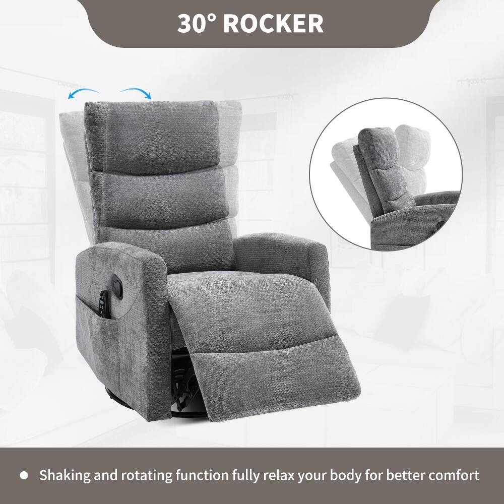 30° ROCKER

Shaking and rotating function fully relax your body for better comfort