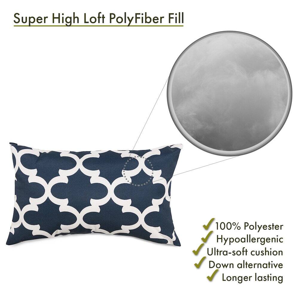 Super High Loft PolyFiber Fill

- 100% Polyester
- Hypoallergenic
- Ultra-soft cushion
- Down alternative
- Longer lasting