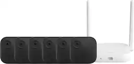 Blink - Outdoor XR+ — Extended Range Wireless Outdoor 4 Camera with 10x security coverage — 6 camera system - Black