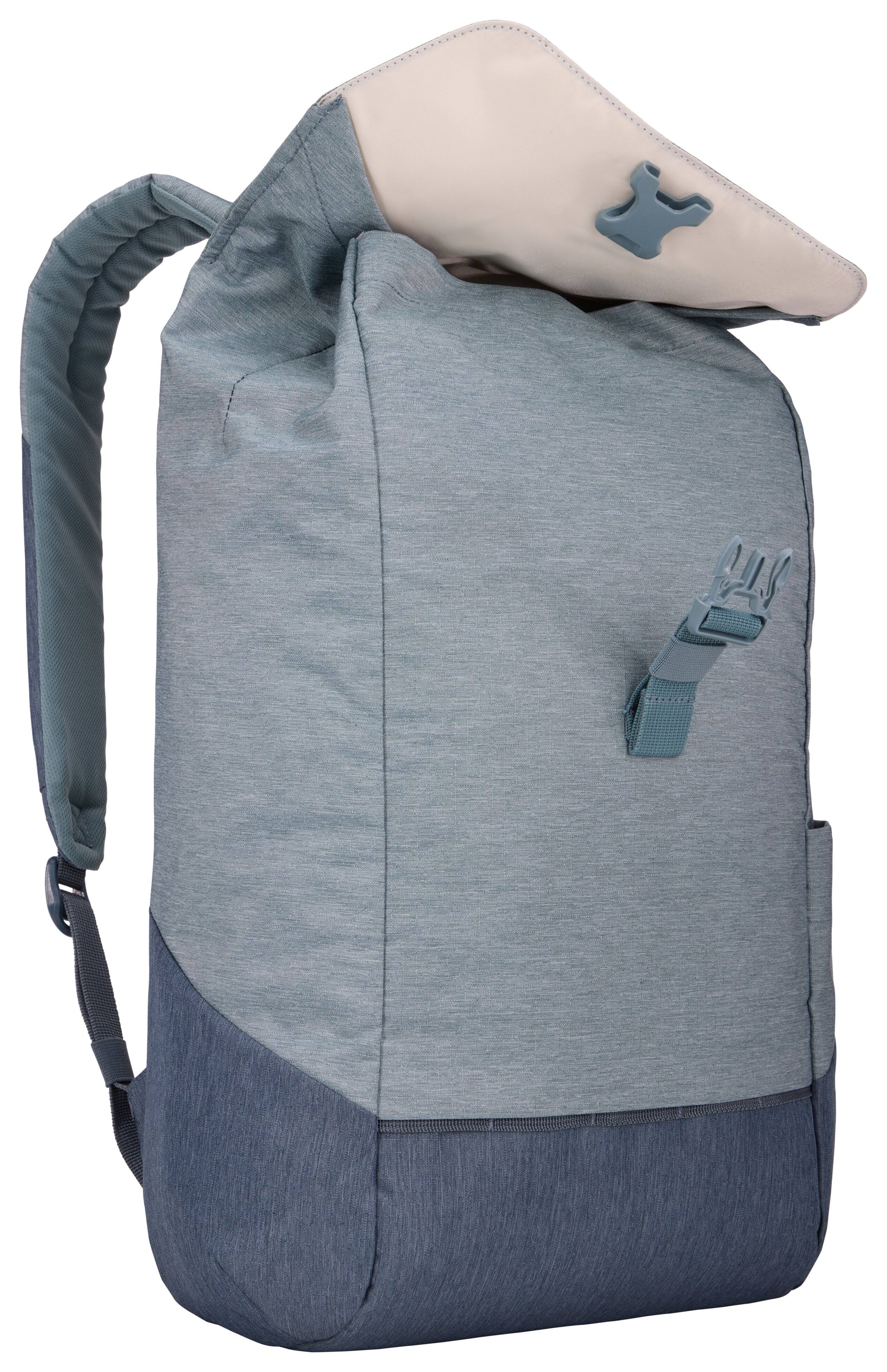 Angle. Thule - Lithos Backpack 16L - POND GRAY/DARK SLATE.