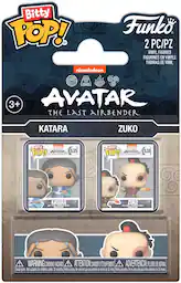 Funko Bitty POP!: Avatar: The Last Airbender 2-Pack - Katara & Zuko - Collectibles