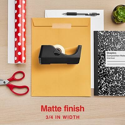 Staples Composition Note  
Wide Ruled  
Matte Finish  
3/4 IN WIDTH