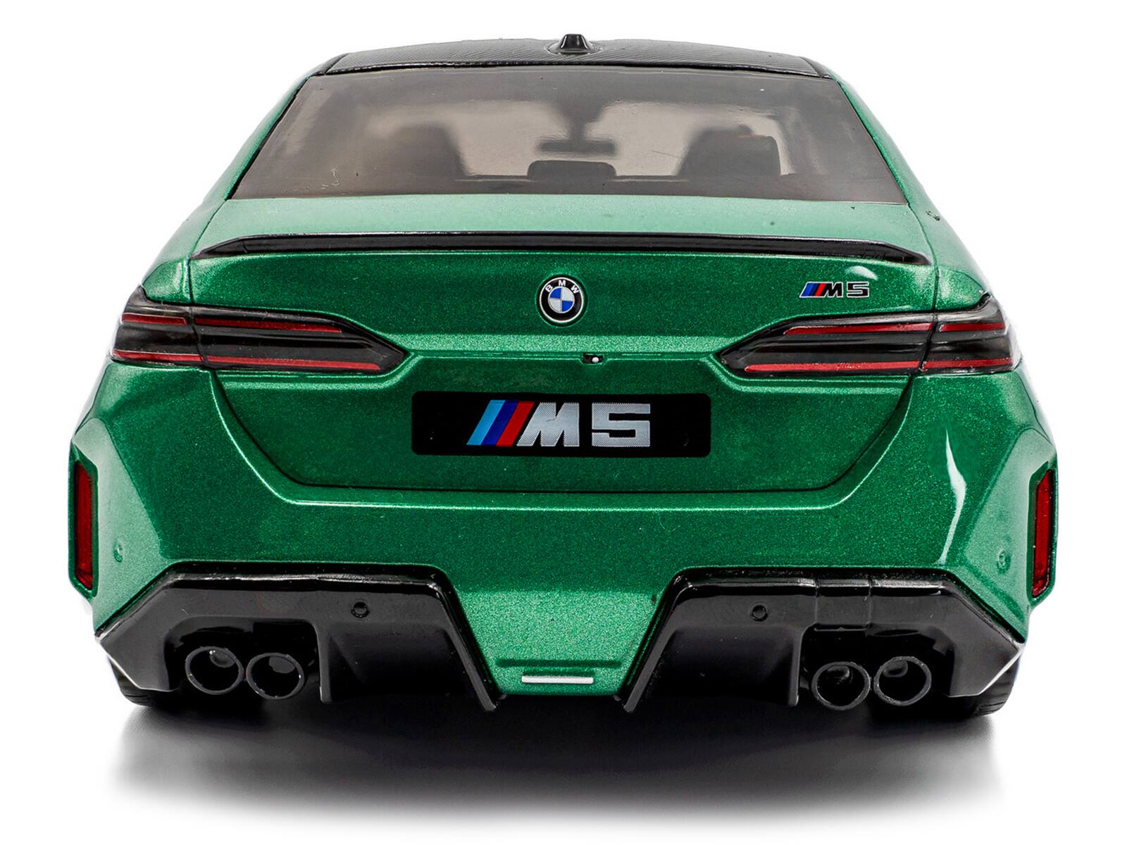 Alt View 5. Solido - 2025 BMW M5 Isle of Man Green Metallic 1/18 Diecast Model Car by Solido.