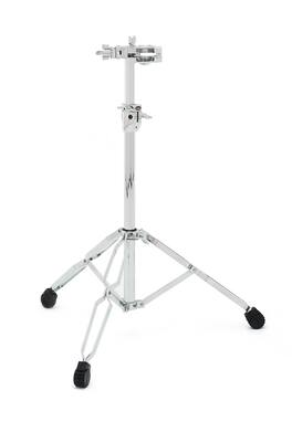 Gibraltar Hardware - 6700 Series Heavy Duty Double Braced Dual Tom Stand, Sturdy Adjustable Hardware with Memory Lock