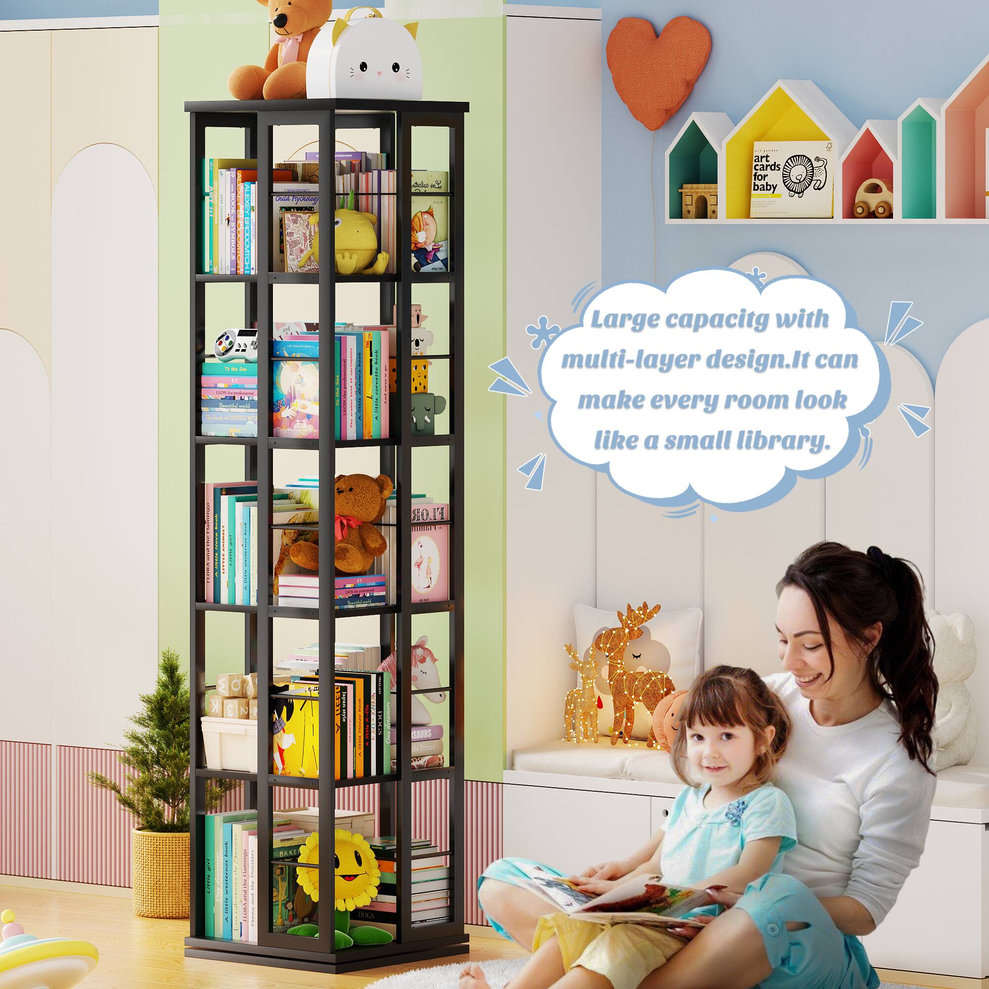 I & I art cards for baby

Large capacity with multi-layer design. It can make every room look like a small library.