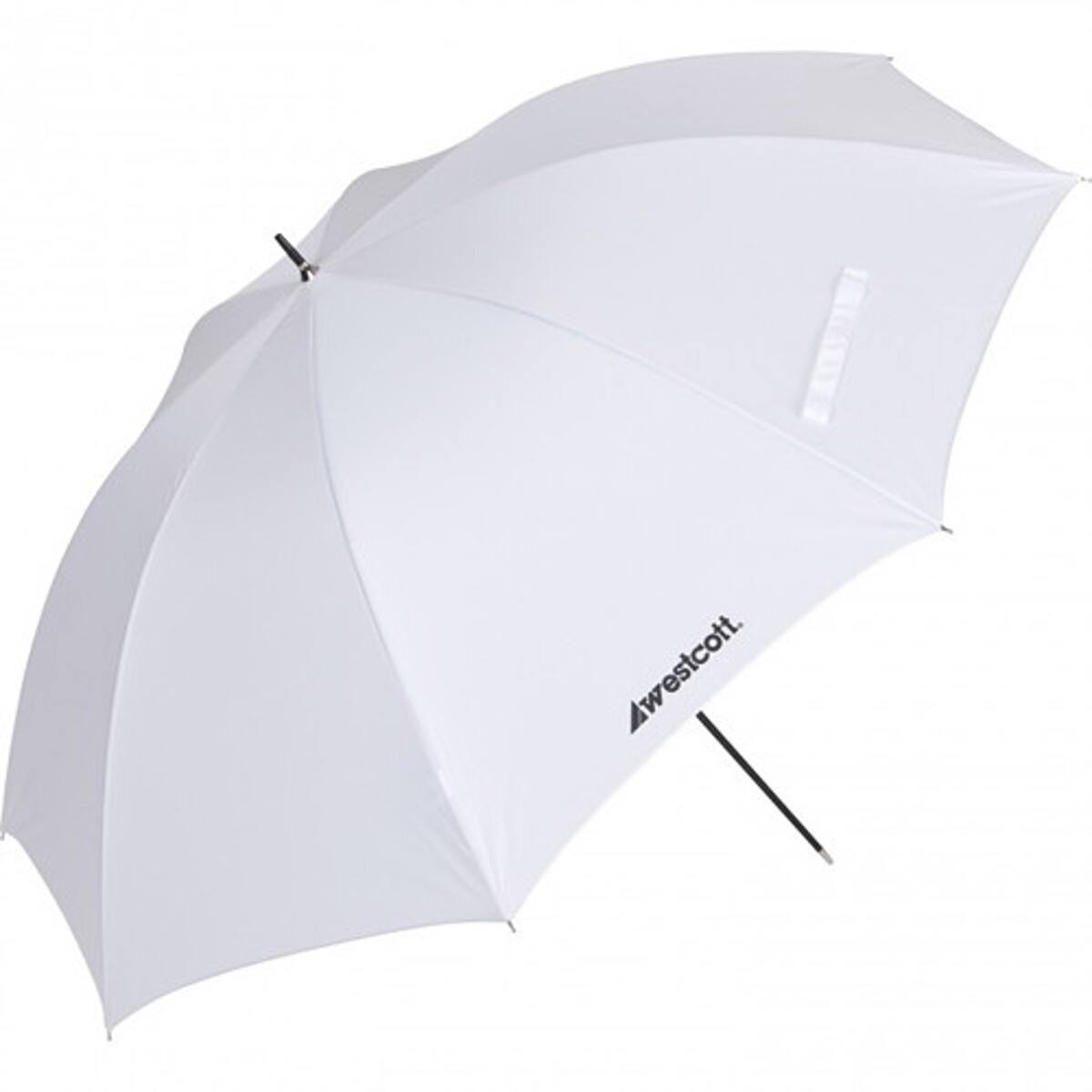 Alt View 1. Westcott - Westcott 2003 32" Optical White Satin Umbrella - Fiberglass Frame.