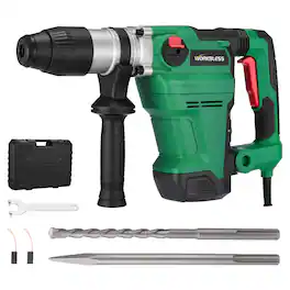 Unique Bargains - 1-1/2" SDS-MAX Heavy Duty Rotary Hammer Drill, 13Amp, 3 Functions, 6 Speeds, Safety Clutch, Concrete Chipping