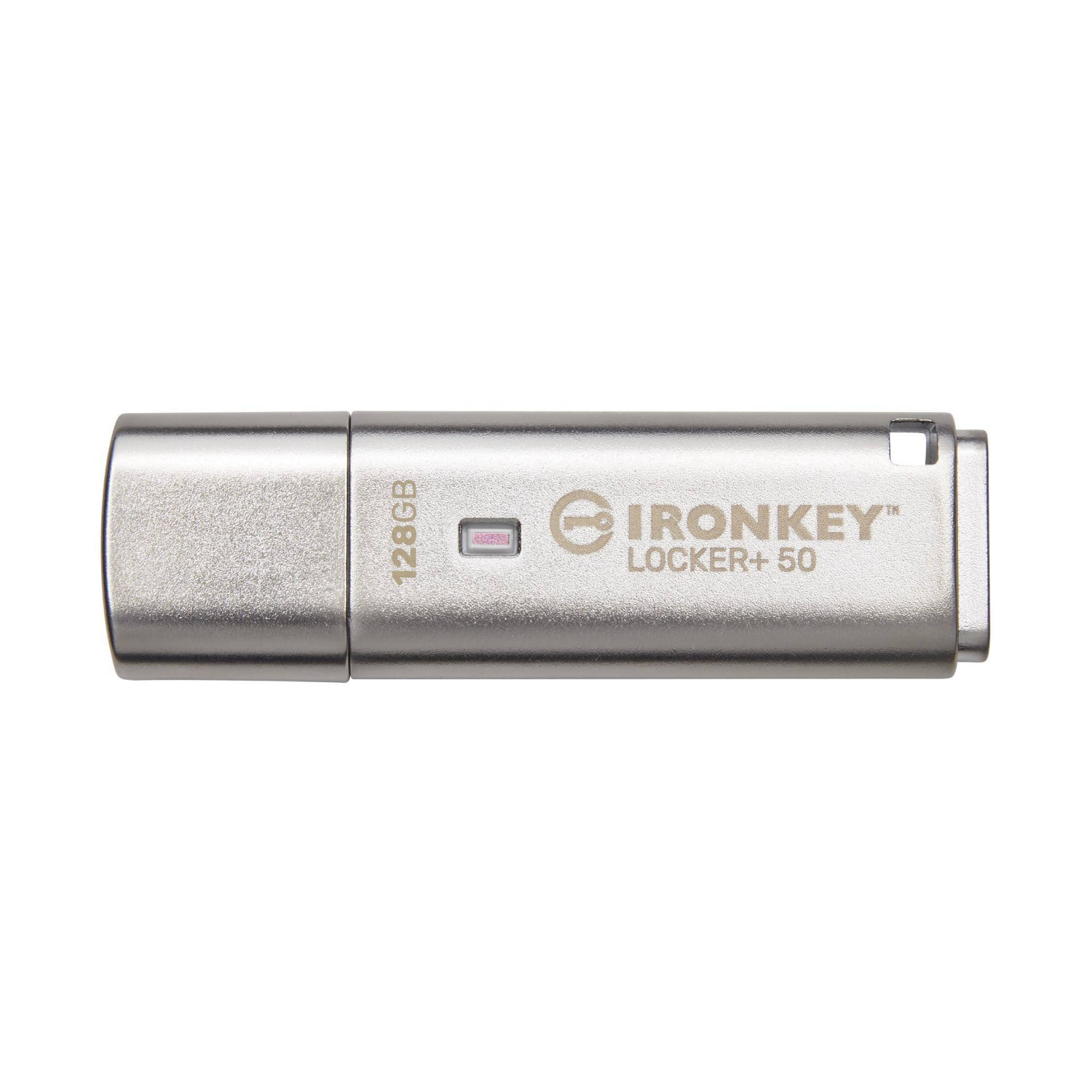 Kingston - 128GB IronKey Locker+ 50 USB Type-A Flash Drive