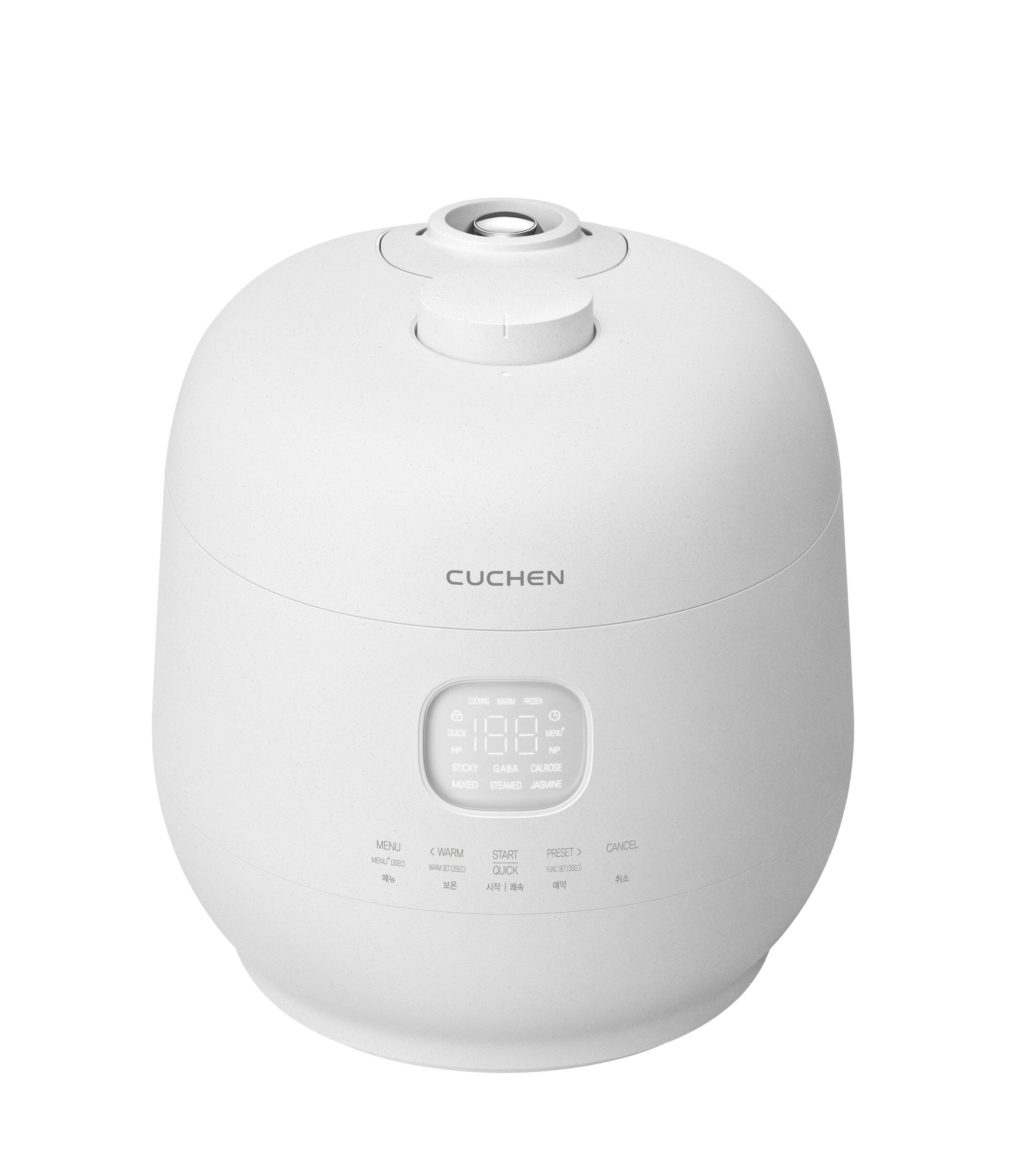 The corrected text from the image is:

CUCHEN COOK WHM - 6 C IN SUCX - 16 SUCKY GARA CALROSE MIXED STAMEN JASMINE MENU <WARM> START PRESET> 3 CANCEL