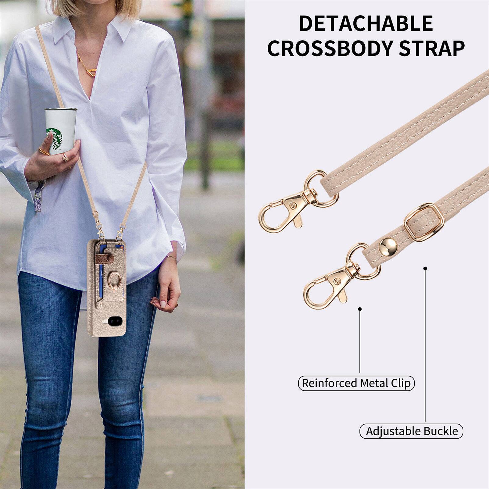 DETACHABLE CROSSBODY STRAP

Reinforced Metal Clip

Adjustable Buckle