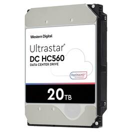 Western Digital - WD WUH722020BLE6L4 Ultrastar DC HC560 0F38785 20TB 512MB Cache 7200RPM SATA 6.0Gb/s 512E SE 3.5" Internal Hard Drive