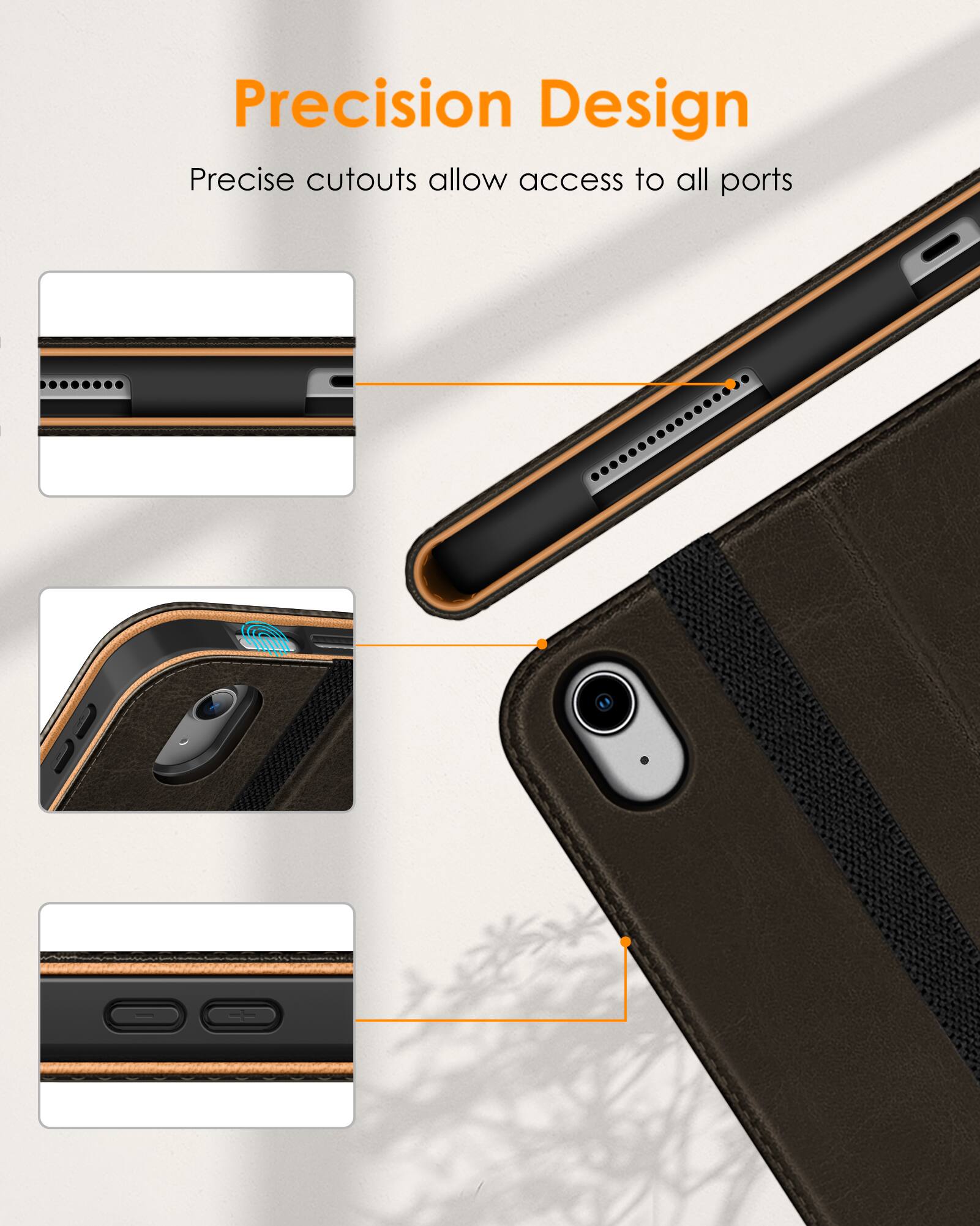Precision Design  
Precise cutouts allow access to all ports