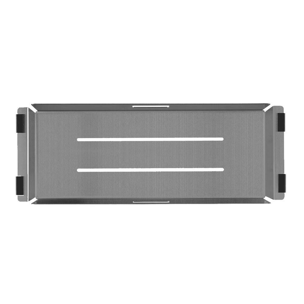 Angle. Whitehaus - Noah Plus Stainless Steel Sink Colander - Black.