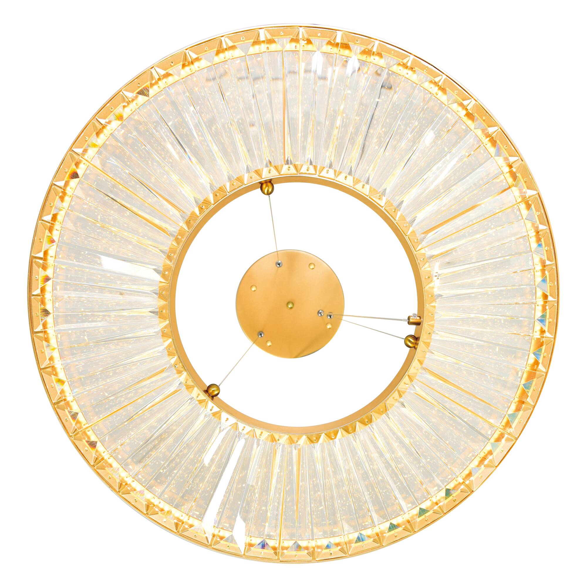 Back. CWI Lighting - Bjoux LED Chandelier With Sun Gold Finish - Sun Gold.