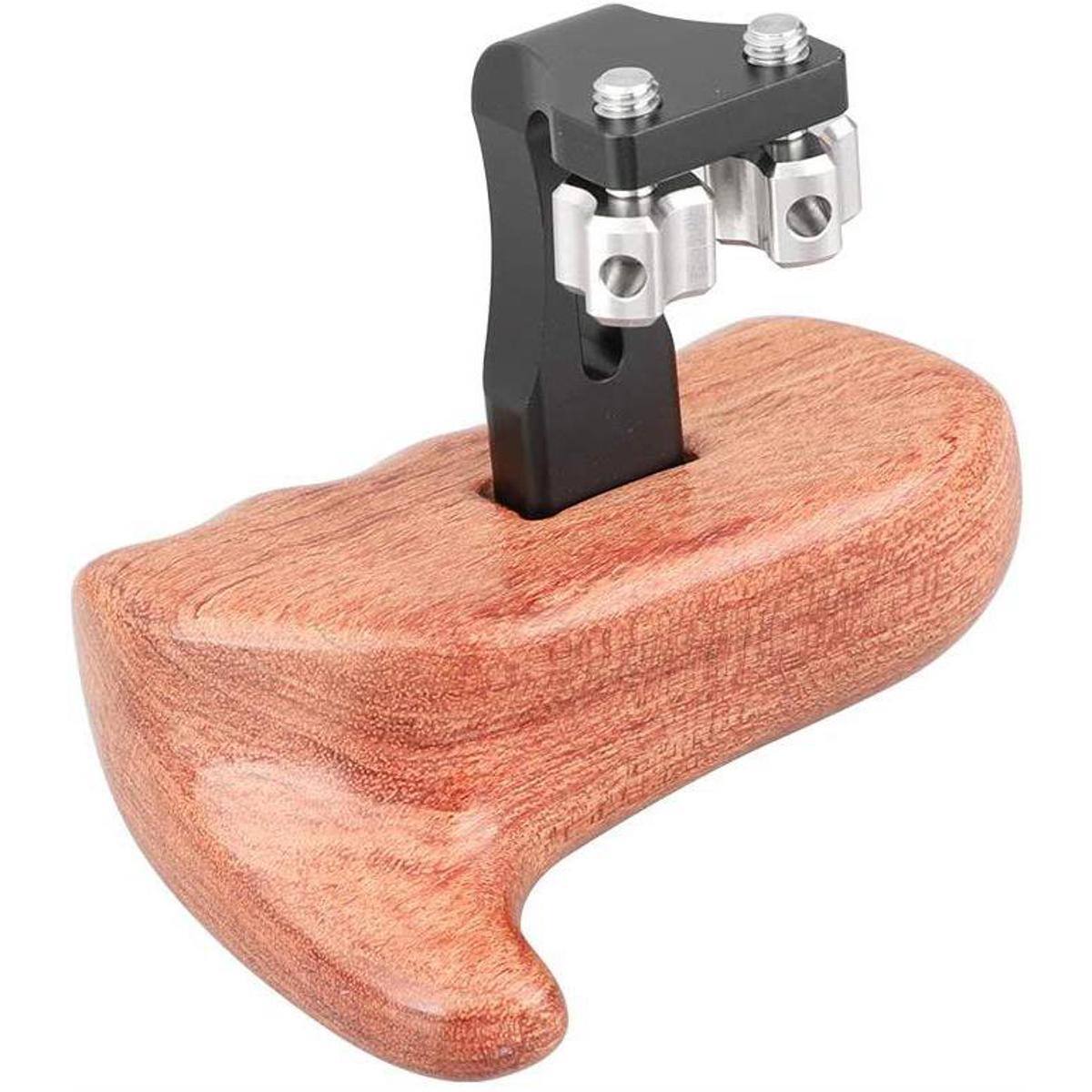 CAMVATE Wood Handle with Reversible 1/4