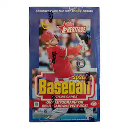2026 Topps Heritage Baseball Hobby Box