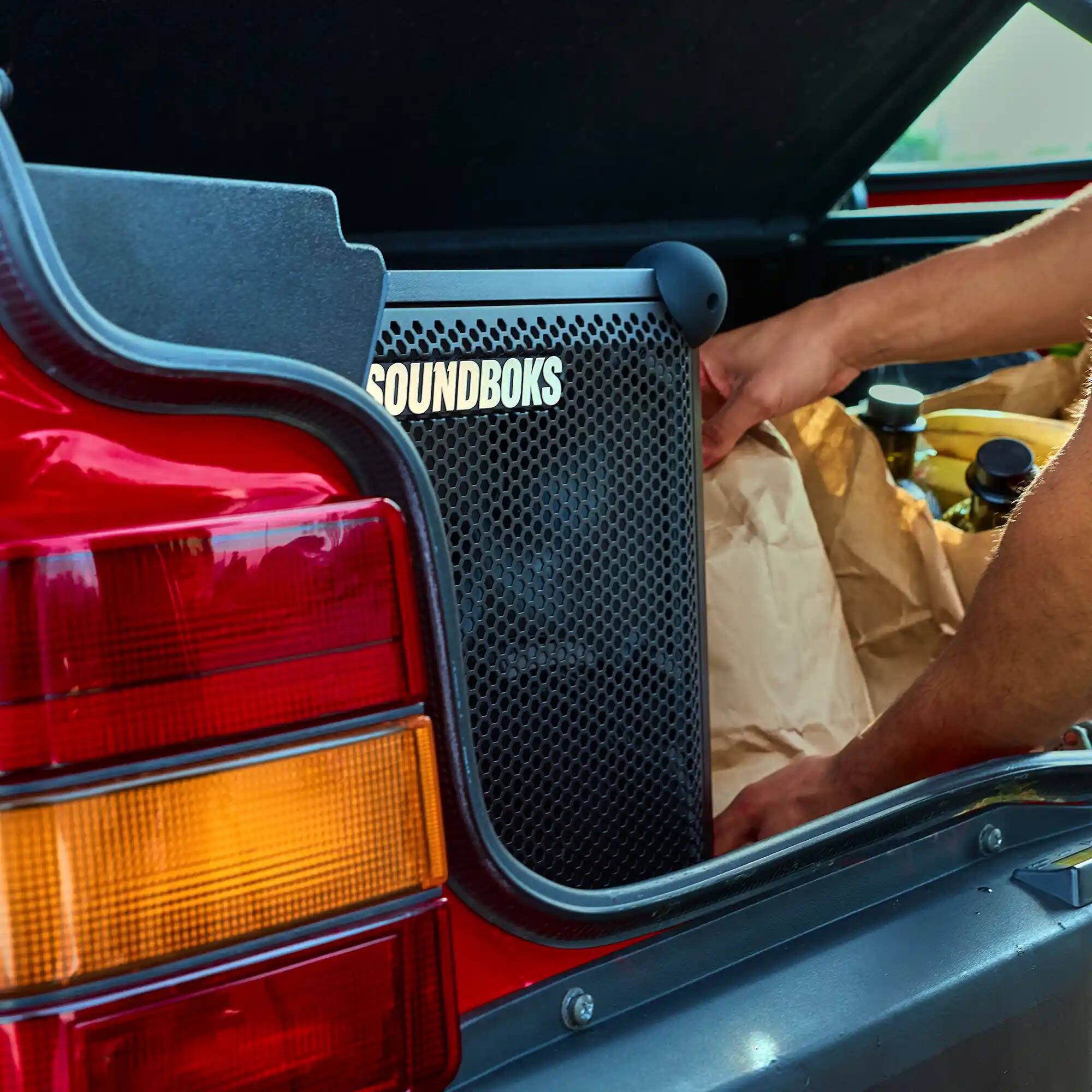 Alt View 12. SOUNDBOKS - Soundboks Mix - Indoor & Outdoor Battery Powered Bluetooth Party Speaker - Black.