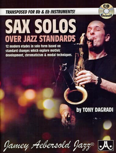 Tony Dagradi - Sax Solos Over Jazz Standards   - COMPACT DISCS [CD]