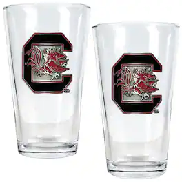 Great American Products - South Carolina Gamecocks 16oz. Pint Glass Set - Multicolor