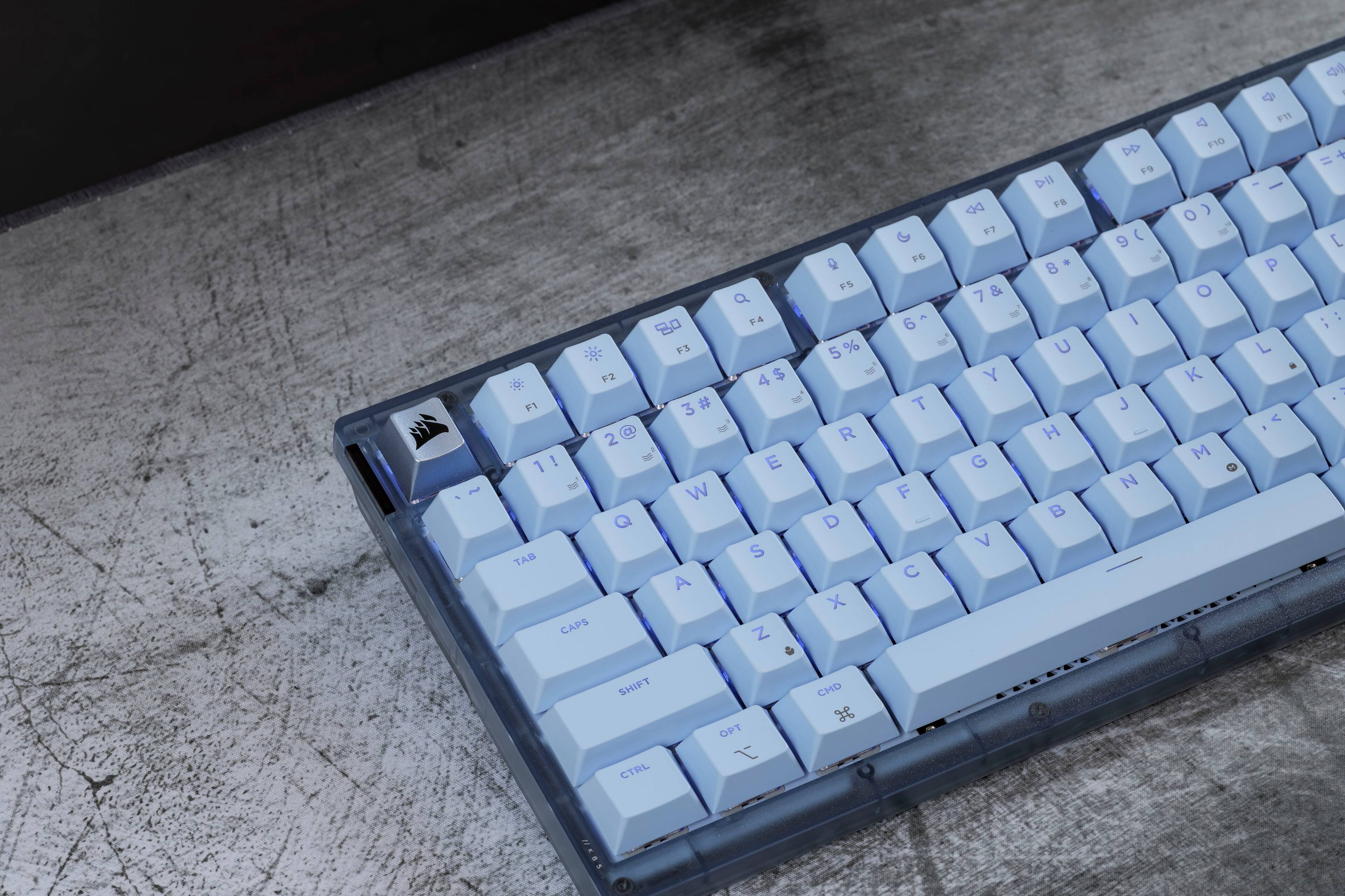 F1 1! F2 2@ F3 3# F4 4$ F5 5% F6 6^ F7 7& F8 8* F9 9( F10 0) F11 - F12 = Q W E R T Y U I O P A S D F G H J K L Z X C V B N M TAB CAPS SHIFT CTRL OPT CMD