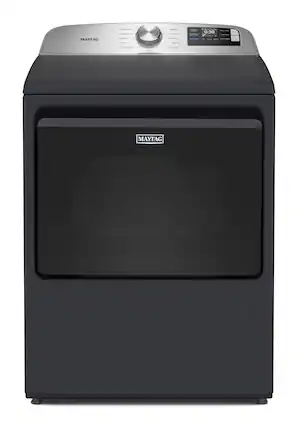 Maytag - 7.4 Cu. Ft. Smart Electric Dryer with Extra Power and Advanced Moisture Sensing - Midnight Steel