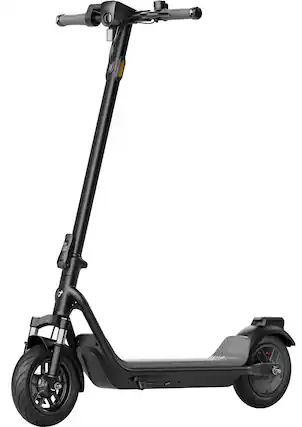 Front. NIU - KQi 100F Foldable Electric Kick Scooter w/ 15.5 mi Max operating Range & 17.4 mph Max Speed - White.