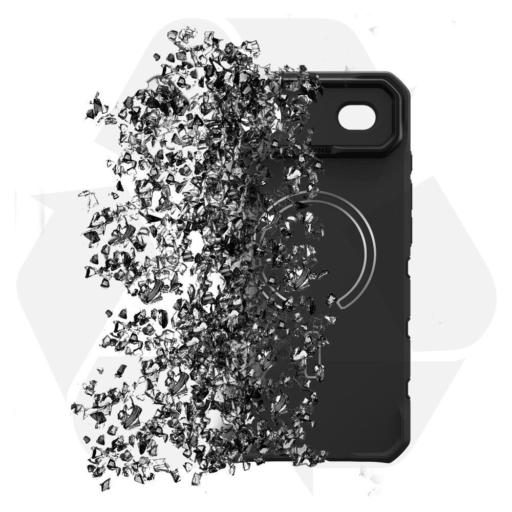 Alt View 5. Itskins - ITSKINS - Supreme_R Bold MagSafe Case for Apple iPhone Air - Black - Black.
