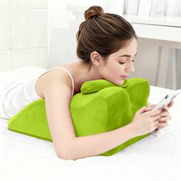 GOODSILO - Ergonomic Posture Support Pillow for Legs, Lumbar, and Back - Multi-Functional Comfort Cushion - Green