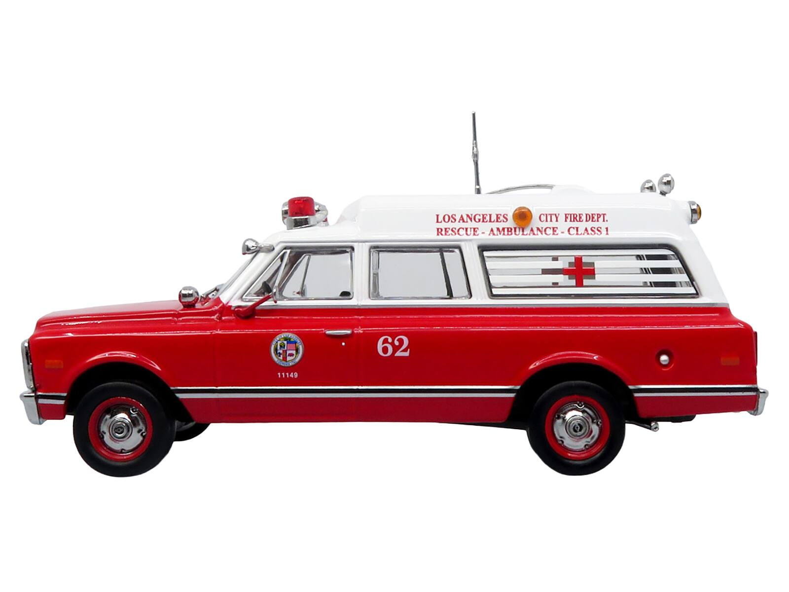 LOS ANGELES CITY FIRE DEPT. RESCUE AMBULANCE CLASS 1  
62 11149